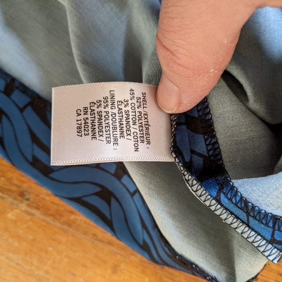 Blue and black dress - Picture 5 of 8